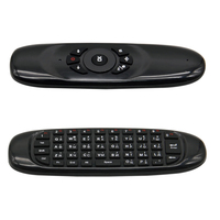 Souris volante Epro Factory russe C120 avec capteur gyroscopique, clavier QWERTY sans fil rechargeable 2,4 GHz pour Android TV Box en promotion