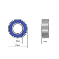 Roulement à billes à gorge profonde micro haute vitesse MR148 8x14x4mm pour voitures RC, moteurs brushless, moulinets de pêche, drones FPV, robotique et modélisme RC