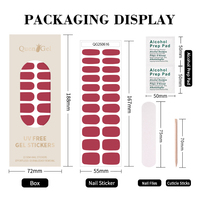 Autocollants pour ongles OEM ODM, nouvelle arrivée, vente chaude, personnalisés, longue durée, sans UV, enveloppes de vernis à ongles en gel