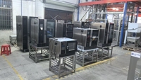 Support antiadhésif commercial en acier inoxydable à 2 couches Intelligent électrique autonettoyant nouveau four combiné combiné pour la cuisson de boulangerie
