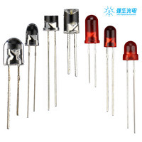 Diodes LED UV ultra-lumineuses de 5 mm, rouge, vert, bleu, orange, jaune, blanc, rose, lampes