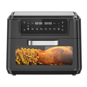 Friteuse électrique numérique carrée en plastique 12L, <span class=keywords><strong>four</strong></span> à air chaud avec revêtement PTFE, 1800/2400W, <span class=keywords><strong>cuisson</strong></span> sans huile, économie d'énergie, <span class=keywords><strong>cuisson</strong></span> rapide - Product Image 2