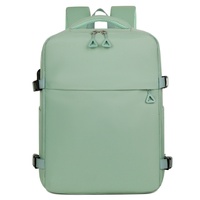 Sac à dos pour ordinateur portable avec fermeture éclair, en tissu Oxford, durable, pour affaires, réduction de la charge, voyage en avion, capacité 20-39L
