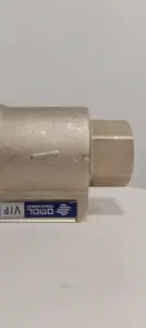 מחיר מפעל סיטונאי 3/8 אינץ' VDA10006 חומר פליז בציפוי ניקל שסתום פיר פנאומטי שסתום קואקסיאלי