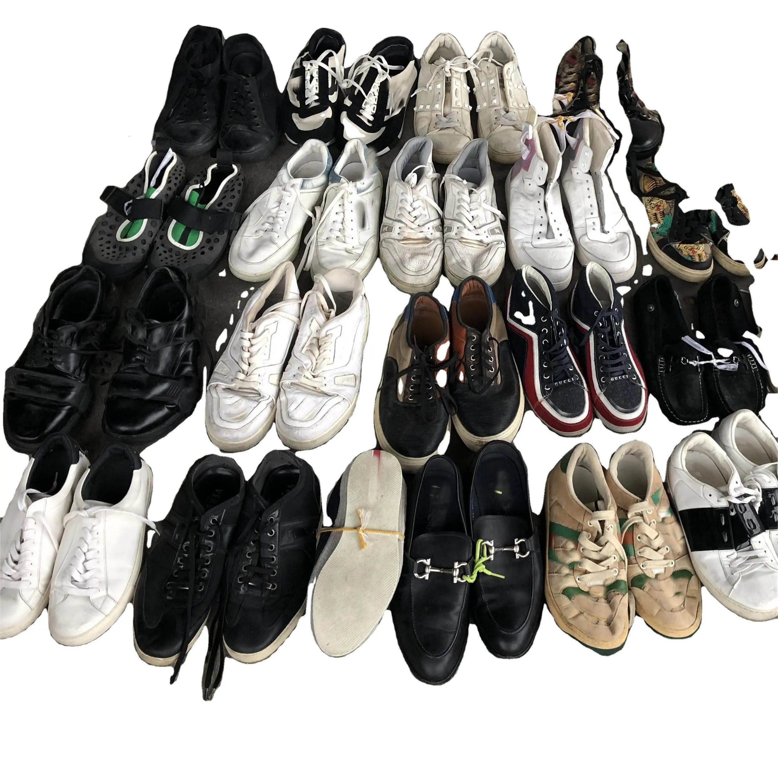 Italia scarpe usate balle autentiche sneakers di lusso scarpe da uomo di marca firmate di seconda mano