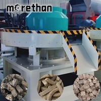 Presse à briquettes numérique à moteur pour vêtements usagés et plastique, haute efficacité énergétique, capacité 1000-6000 kg/h, biomasse