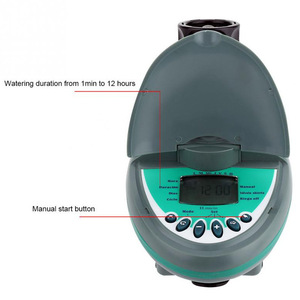 Contrôleur d'irrigation électronique automatique intelligent pour système de pulvérisation de <span class=keywords><strong>jardin</strong></span> extérieur, alimenté par batterie, 4 zones - Product Image 3