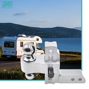 <span class=keywords><strong>Attelage</strong></span> de <span class=keywords><strong>remorque</strong></span> réglable en alliage d'aluminium JDA de 6 pouces, compatible avec un récepteur de 2 pouces, avec deux goupilles antivol pour VR - Product Image 4