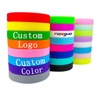 Pulseras Promocionales de Silicona RG, Imprime Tu Propio Diseño, Pulseras con Logotipo Personalizado para Recaudación de Fondos, Eventos Benéficos, Formación de Equipos