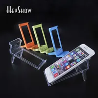 Suporte de telemóvel para telemóvel, suporte de telefone inteligente laranja, azul, verde, base transparente