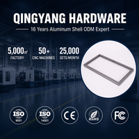 Écran publicitaire double face sur mesure avec cadre en aluminium, moulage de précision par pliage, affichage LED OEM