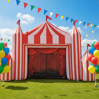Arche de cirque gonflable, entrée de carnaval, jouets gonflables, fond de cirque gonflable pour décorations de fête