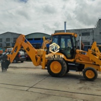 Chargeuse-pelleteuse sur pneus d'occasion JCB 3CX 4CX, peinture d'origine, fabrication britannique, 4x4, moteur en bon état