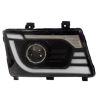 Phare LED amélioré HuaFuXing pour Mitsubishi Fuso Canter 2005+ Camion, projecteur à lentille unique R MK353636 L MK353635