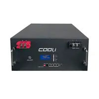 Cooli bms bateria inteligente 200ah lifepo4, com bateria solar lcd 48v bateria de íon de lítio