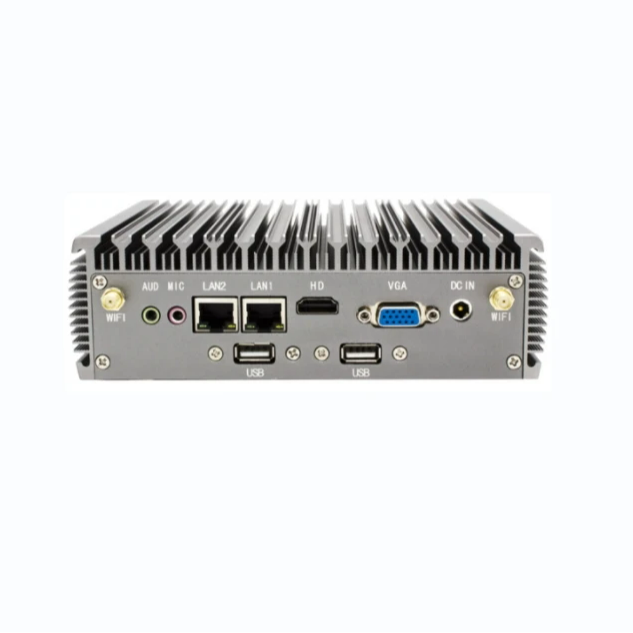 Factory Wholesale JEWELLED Industrial Fanless Box PC Core I3 I5 I7 Mini PC DDR3L VGA WIN7 WIN8 WIN10 Linux Stock SATA/MSATA