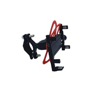 Accessoires de cyclisme, support de téléphone portable automatique à clip flexible réglable en hauteur en alliage d'aluminium pour vélo et moto