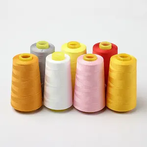 Ne 40/2优质中国产品硅胶缝纫线婴儿面料缝线外套缝纫布厂材料