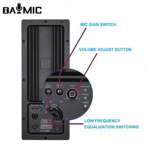 โมดูลเพาเวอร์แอมป์ Class D สำหรับลำโพงซับวูฟเฟอร์แบบแอคทีฟ DAYMIC 1000W ระดับมืออาชีพ - Product Image 2