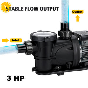 <span class=keywords><strong>Pompe</strong></span> de filtration puissante pour <span class=keywords><strong>piscine</strong></span> enterrée, débit de 100 à 500 L/min, 0,5 à 3 CV, auto-amorçante, avec moteur en aluminium - Product Image 3