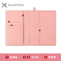 Portefeuille de voyage personnalisé à bas prix en toile imperméable pour cartes de crédit, passeports et cartes de visa