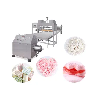 Continuous Aerator Candy Production Line White Columnar Extruding Marshmallow Cotton Food & Beverage Factory,food Shop Australia