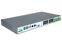 Passerelle industrielle de surveillance de l'alimentation et de l'environnement IoT SERIALLINK SLK-S616R-B avec 16 ports RS232 RS485