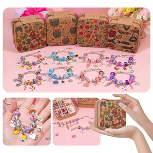 Kit de Cuentas de Plástico Portátil de 66 Piezas para Manualidades, Joyería de Fantasía y Ciencia Ficción, Collar Hecho a Mano para Niños, Regalo de Cumpleaños Perfecto para Niños de 7 a 12 Años - Product Image 5