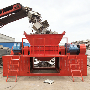 Déchiqueteur industriel de ferraille pour blocs de <span class=keywords><strong>moteur</strong></span> de vélo, blocs de fer et carrosseries de voitures - Product Image 6