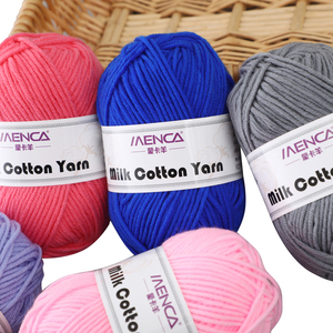 Hilo de Alta Calidad 50% Algodón y 50% Acrílico para Tejer a Mano, 120m/50gr, Venta al por Mayor, Hilo para Suéteres y Bufandas para Mujer - Product Image 3