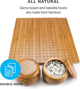 Juego de Mesa de Melamina Mate Go, Protección Ocular, Tablero Estándar de 19 Filas, Doble Uso, Kit de Entrenamiento para Estudiantes, Juego de Mesa de Estrategia Chino Clásico - Product Image 3