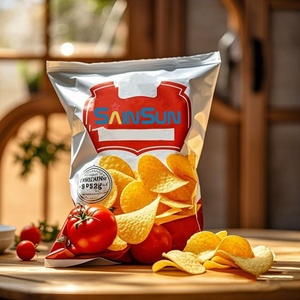 Snack Packaging <b>Bag</b> for Potato Chips Roll Film Custom Printed Laminated Heat Seal Plastic Food Custom Package Stand up Pouch - Product Image 4