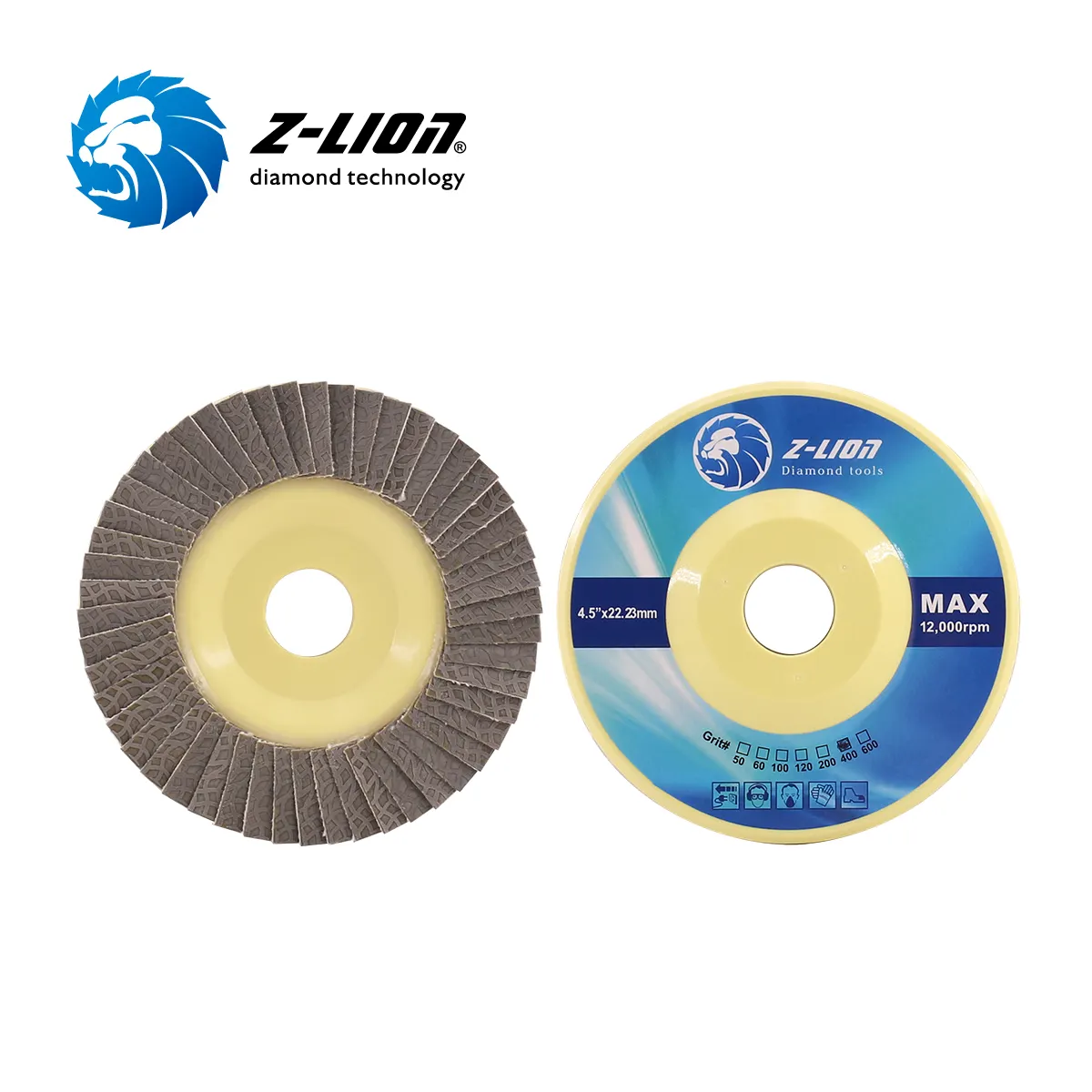 ZLION 115mm elmas hibrid kesme diski cam parlatma tekerleği