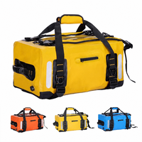 Sac de Selle Moto Étanche 40L 90L en PVC, Sac de Voyage Moto avec Bretelles de Sac à Dos, Bagage de Voyage pour Moto - Vente Chaude