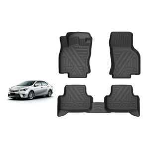 Set Completo di <span class=keywords><strong>Tappetini</strong></span> Auto 3D in TPE Ecologici, Impermeabili e Resistenti all'Usura per <span class=keywords><strong>Ford</strong></span> <span class=keywords><strong>Focus</strong></span> e Toyota Corolla - Product Image 2