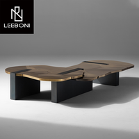 Prix d'usine sur mesure Villa d'hôtel populaire nouveau design durable fait à la main meubles de salon table basse de luxe