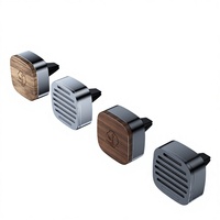 Diffuseur d'aromathérapie automobile transfrontalier en métal pour grille d'aération, parfum naturel, désodorisant et éliminateur de formaldéhyde