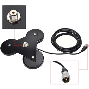 Base magnétique mobile pour voiture, robuste, diamètre 90 mm x 3, avec connecteur SO239 - Product Image 6