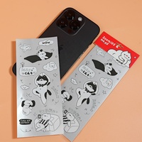 Services d'impression personnalisés de feuilles d'autocollants multi-designs prédécoupés pour la planification et le scrapbooking