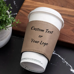 Sanchuan cà phê bong bóng trà <span class=keywords><strong>Mug</strong></span> tay áo xách tay tùy chỉnh nhiệt cách điện uống tay áo Da cup chủ - Product Image 2