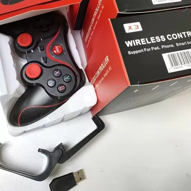 Wireless BT Gamepad Joypad for X3 Controller for X3 Joystick for PC TV Box Holder PC Android Phone