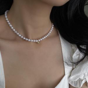 Collar de Estilo Chino Retro de Alta Gama para Mujer, Cadena de Clavícula con Perlas Naturales de Agua Dulce de Alta Calidad, Nuevo Estilo de Alta Gama - Product Image 2