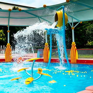 Équipement de pulvérisation d'eau extérieur pour enfants en acier inoxydable 304, buse de pulvérisation pour enfants pour la maison, la cour et les parcs aquatiques commerciaux - Product Image 1