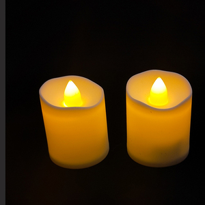 เทียน LED สำหรับงานแต่งงาน สีขาวอบอุ่น ใช้พลังงานจากแบตเตอรี่ พร้อมฟังก์ชั่นกระพริบ สำหรับงานเทศกาล คริสต์มาส และกิจกรรมต่างๆ ได้รับการรับรองมาตรฐาน CE และ ROHS - Product Image 1