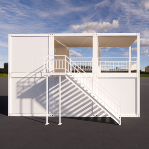 Maisons conteneurs personnalisées très demandées, <span class=keywords><strong>6</strong></span> chambres, design moderne, étanches, pour bureaux et hôtels, extensibles sur 2 étages, 20 pieds - Product Image 2