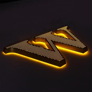Carrey tùy chỉnh led thư kênh bức tường lớn dấu hiệu chiếu sáng thư cửa hàng Logo Mini Acrylic thư signage - Product Image 1