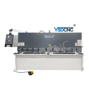 Machine de cisaillement CNC hydraulique électrique Machine de découpe de tôle automatique, coupeur d'acier en métal de presse