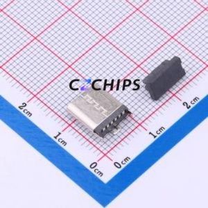 TYPE-C 6P LTH9.3 USB Connector SMD Connector ( Connector Type: Type-C )( Protocol Standard: USB 3.1 )( Gender: Female ) - Product Image 2