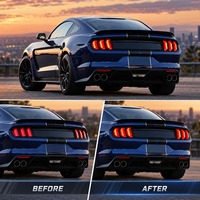 Feux arrière LED d'usine PCS T10 SPS pour Ford Mustang 2015 2016 2017 2018 2019, clignotants séquentiels, paire de lampes arrière