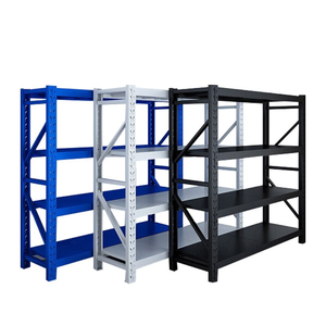 סין מתכוונן 4 מדפי מוסך מורט אור החובה boltless מחסן אחסון מתכת ופלדה מתלה למכירה - Product Image 1